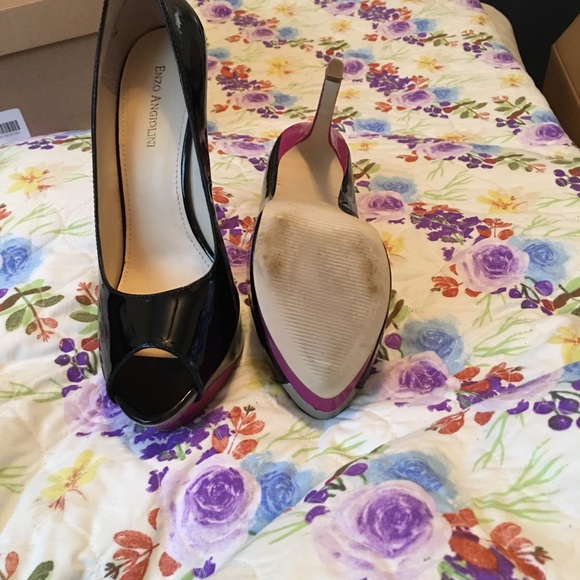 Pink & black Enzo Angiolini. - Picture 2 of 2